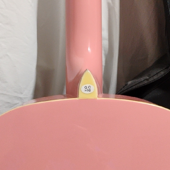 SALE! Johnson JG 100 Pink Acoustic Guitar W Case - Picture 8 of 12